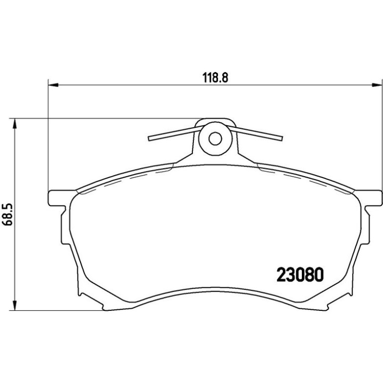 BREMBO Bremsklötze VA P 54 021 BREMBO Bremsklötze VA P 54 021