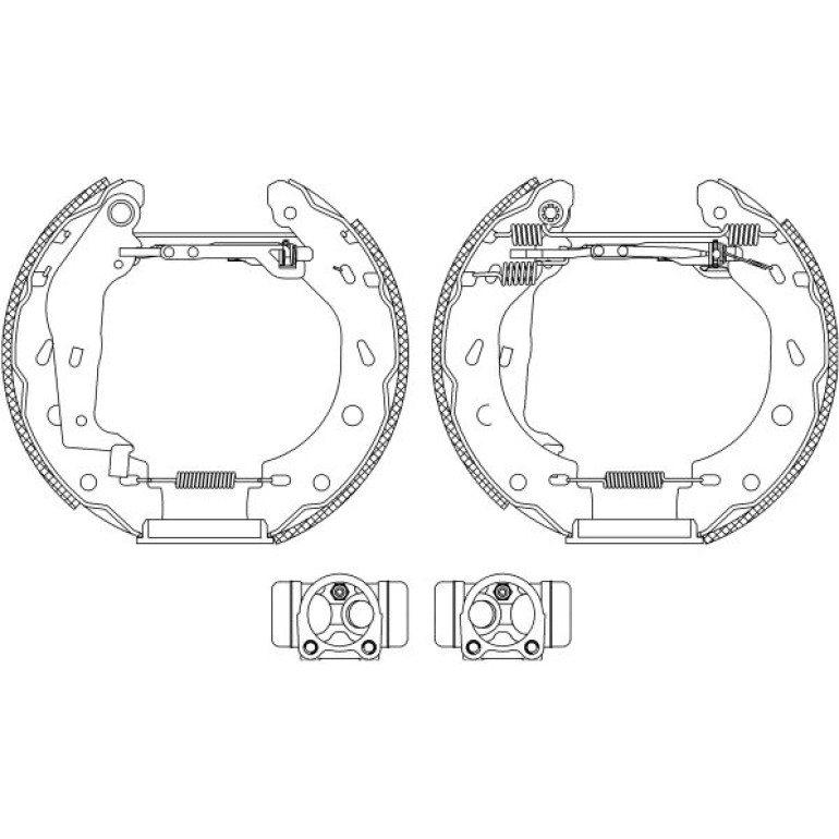 Satz Bremsbacken Smart T. 0,6 / 0,8 Cdi 07/98 84057400 Satz Bremsbacken Smart T. 0,6 / 0,8 Cdi 07/98 84057400