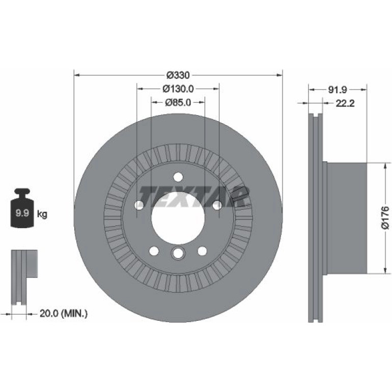 Bremsscheibe Db T. W463 5.5-6.0 Amg 04 92261903 Bremsscheibe Db T. W463 5.5-6.0 Amg 04 92261903