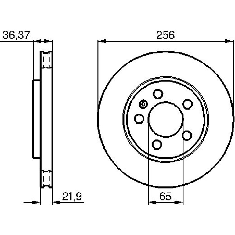Bremsscheibe HA 0 986 478 482 Bremsscheibe HA 0 986 478 482