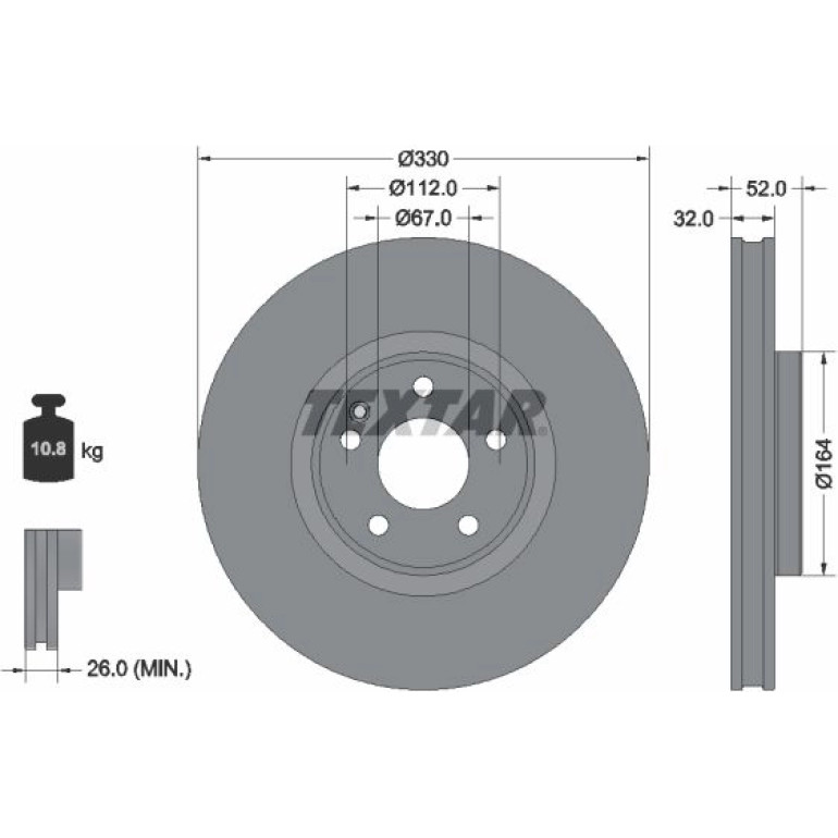 Bremsscheibe 92334903 Bremsscheibe 92334903