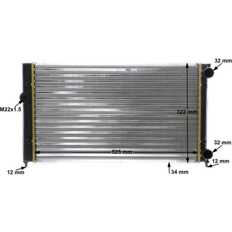 Kühler, Motorkühlung CR 366 000S Kühler, Motorkühlung CR 366 000S