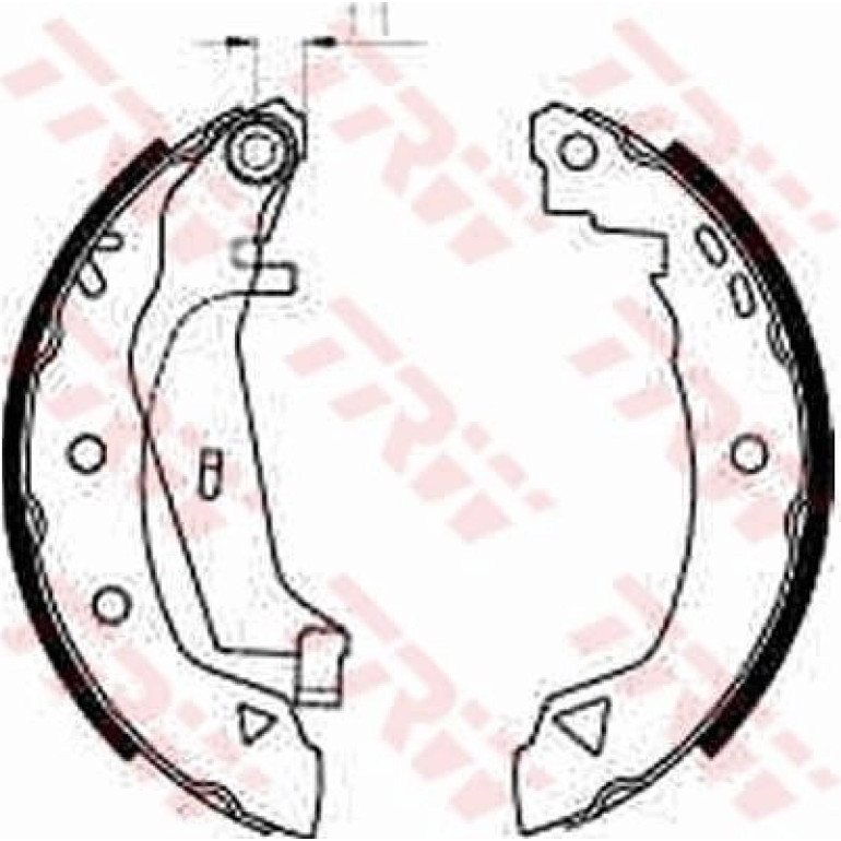 70 461 010 Bremsbacken GS8240 70 461 010 Bremsbacken GS8240