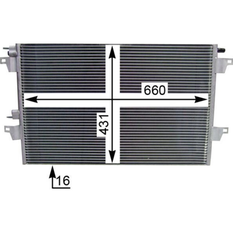 Kondensator, Klimaanlage AC 365 000S Kondensator, Klimaanlage AC 365 000S