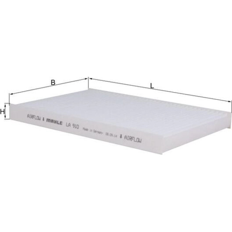 MAHLE Filter, Innenraumluft LA 910 MAHLE Filter, Innenraumluft LA 910