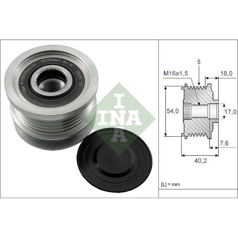 Generatorfreilauf 535 0143 10 Generatorfreilauf 535 0143 10