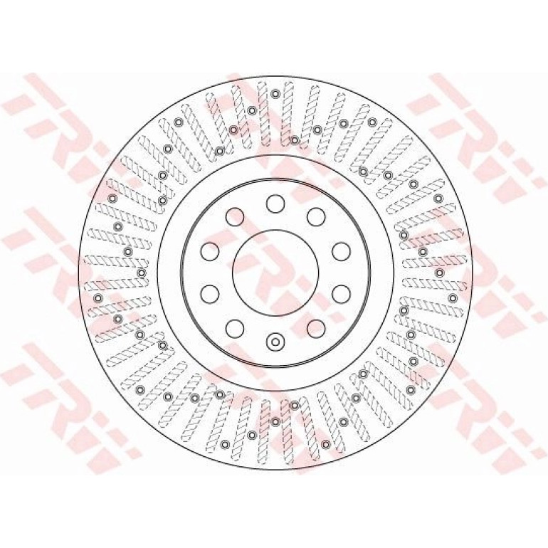 Bremsscheibe Audi S. A4 04-08 DF6189S Bremsscheibe Audi S. A4 04-08 DF6189S