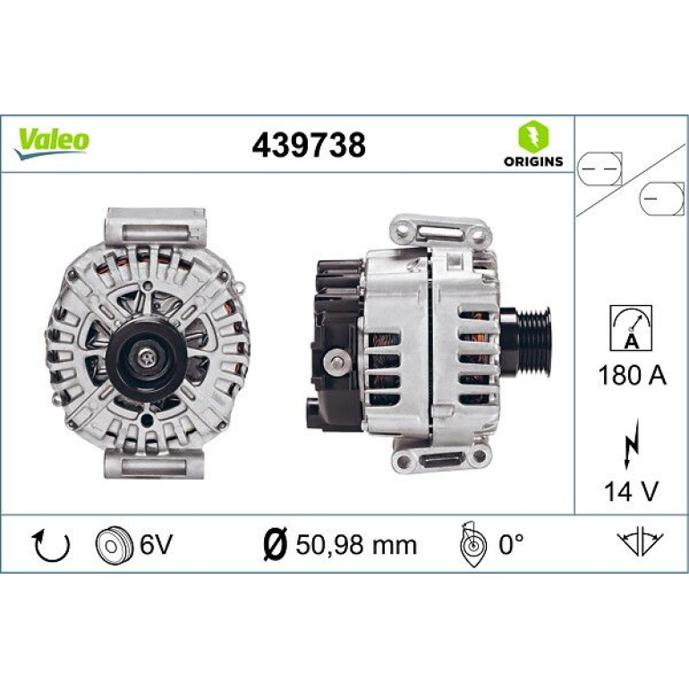 VALEO Generator 439738 VALEO Generator 439738