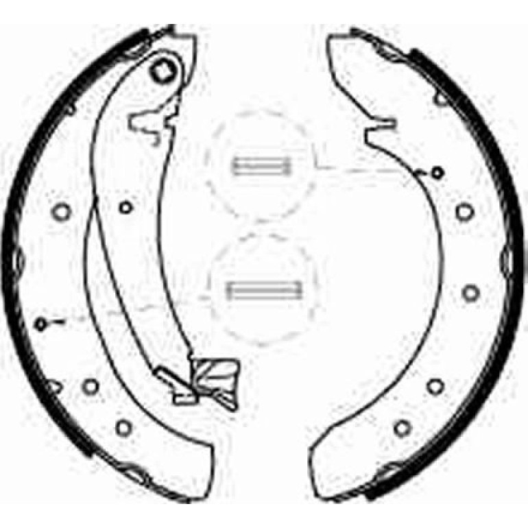 40 461 018 Bremsbacken GS8546 40 461 018 Bremsbacken GS8546