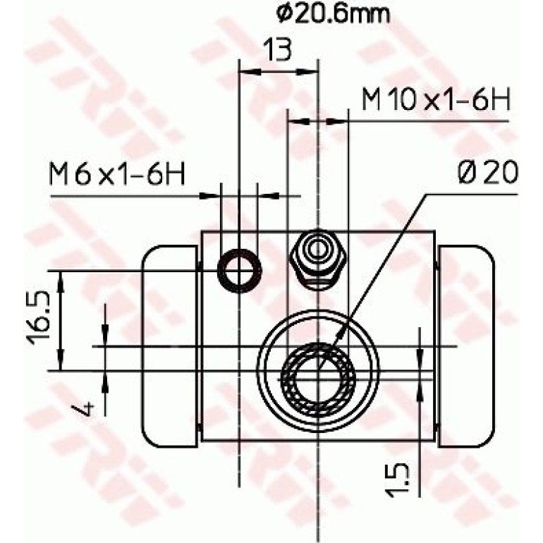 TRW Bremsrolle BWF317 TRW Bremsrolle BWF317