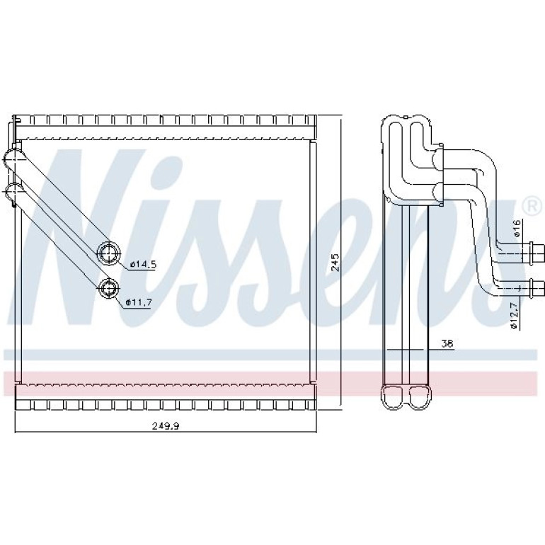 Verdampfer PKW 92409 Verdampfer PKW 92409