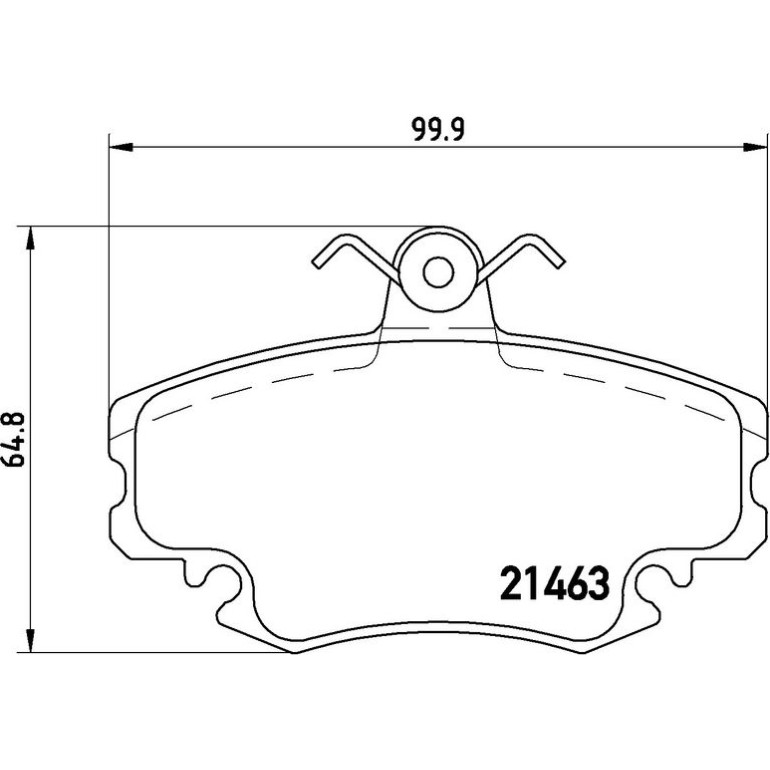 BREMBO Bremsklötze VA P 68 038 BREMBO Bremsklötze VA P 68 038