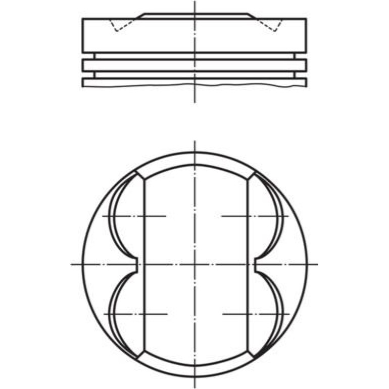 MAHLE Kolben 081 PI 00107 000 MAHLE Kolben 081 PI 00107 000
