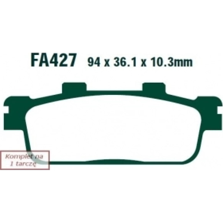 EBC Bremsklötze FA427R EBC Bremsklötze FA427R