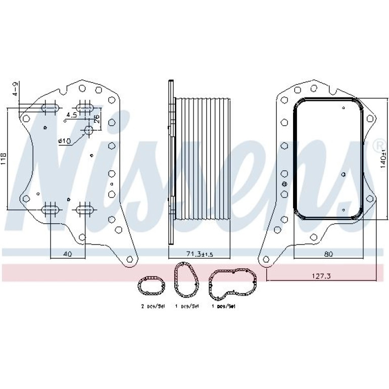 Ölkühler PKW 91125 Ölkühler PKW 91125