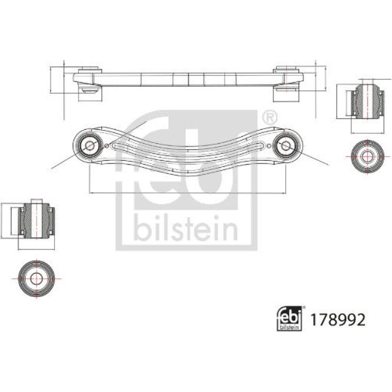 Febi Bilstein Stange/Strebe, Radaufhängung 178992 Febi Bilstein Stange/Strebe, Radaufhängung 178992