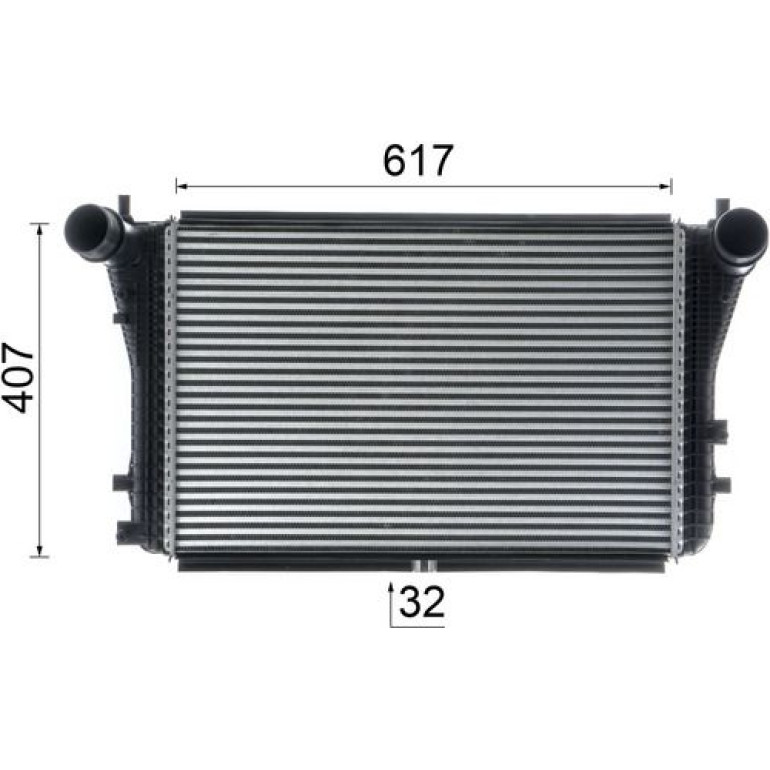 MAHLE Ladeluftkühler CI 207 000P MAHLE Ladeluftkühler CI 207 000P