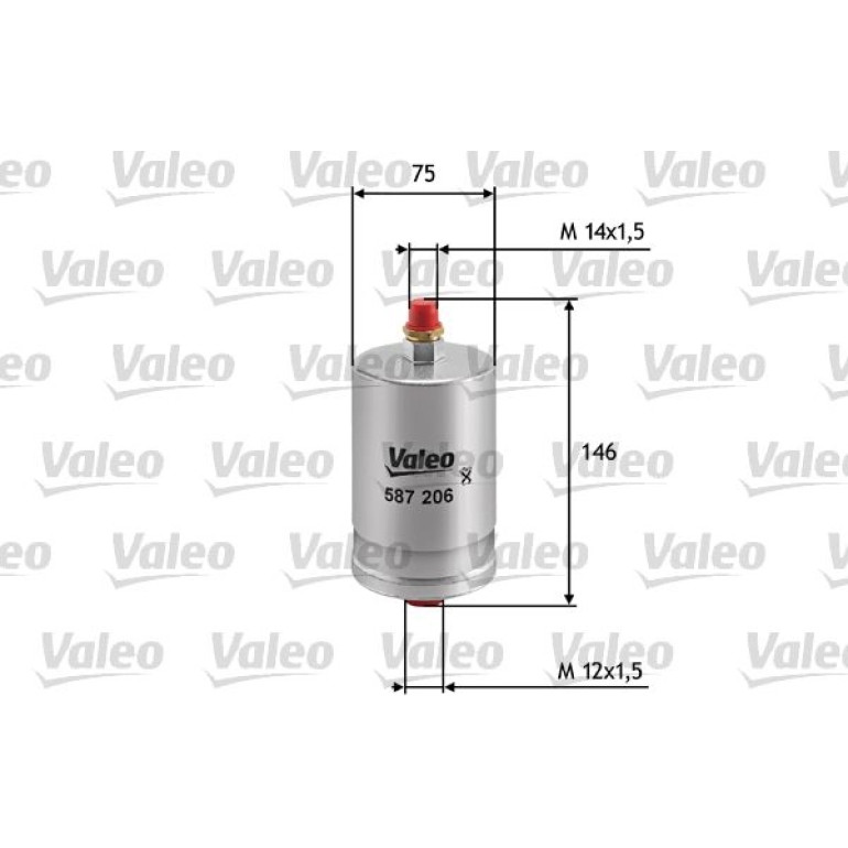 VALEO Kraftstofffilter 587206