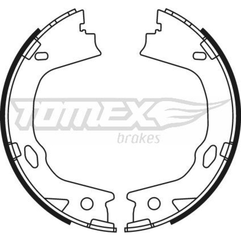 TOMEX brakes Bremsbackensatz TX 23-47 TOMEX brakes Bremsbackensatz TX 23-47