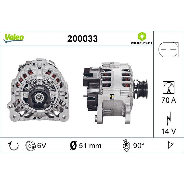 VALEO Generator 200033 VALEO Generator 200033