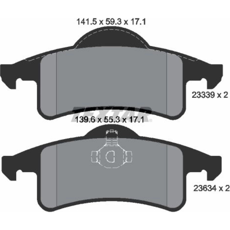 Bremsbelagsatz Jeep T. Grand Cherokee 99 2333901 Bremsbelagsatz Jeep T. Grand Cherokee 99 2333901