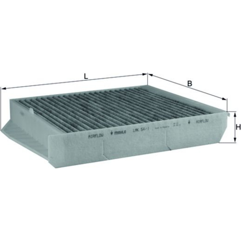 MAHLE Filter, Innenraumluft LAK 54/1 MAHLE Filter, Innenraumluft LAK 54/1