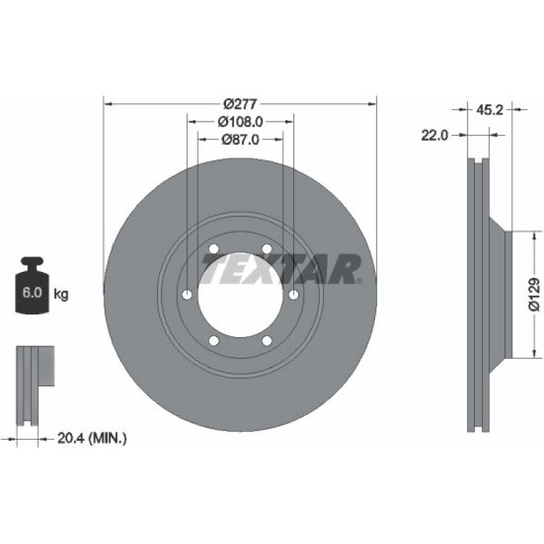 Bremsscheibe Hyundai P. Galloper 98 92149400 Bremsscheibe Hyundai P. Galloper 98 92149400