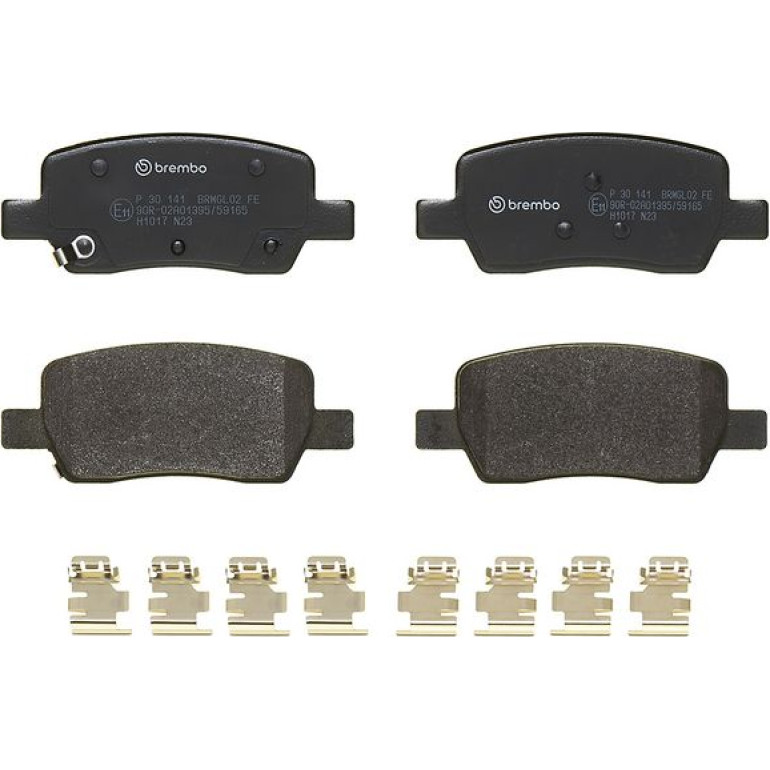 BREMBO Bremsbelagsatz, Scheibenbremse P 30 141