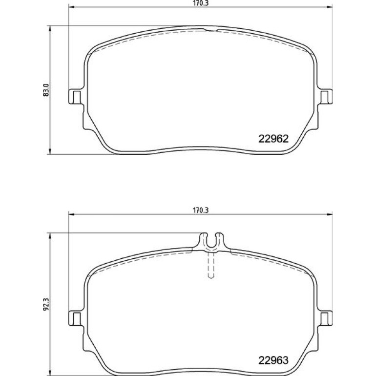 BREMBO Bremsklötze VA P 50 149 BREMBO Bremsklötze VA P 50 149