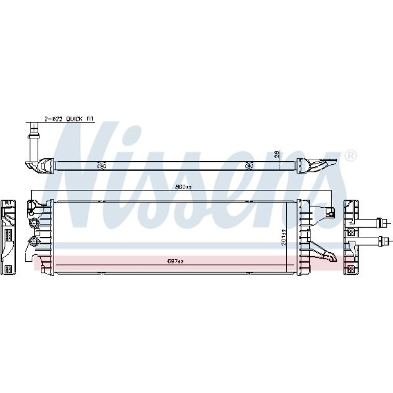 Wasserkühler PKW 65347 Wasserkühler PKW 65347