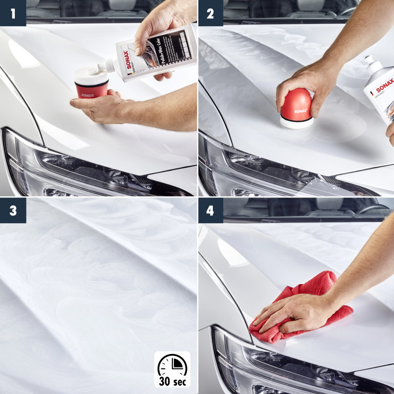 Sonax Polish&Wax Color weiß 500ml NanoPro 02960000