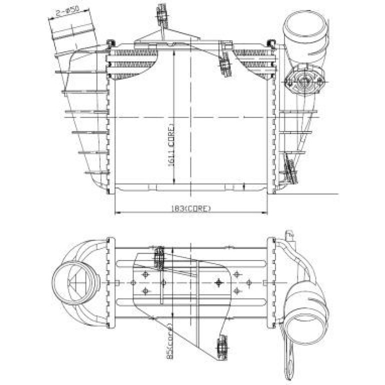 NRF Kühler 309073 NRF Kühler 309073