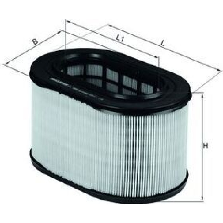 MAHLE Luftfilter LX 669 MAHLE Luftfilter LX 669