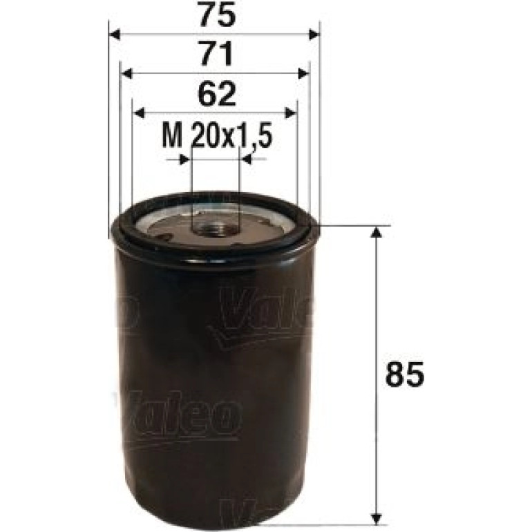 VALEO Ölfilter 586079 VALEO Ölfilter 586079