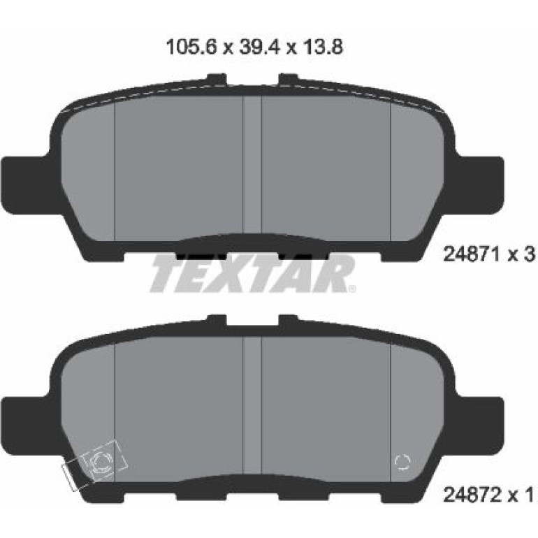 Bremsbelagsatz Suzuki T. Grand Vitara 05-/Juke/Murano 2487101