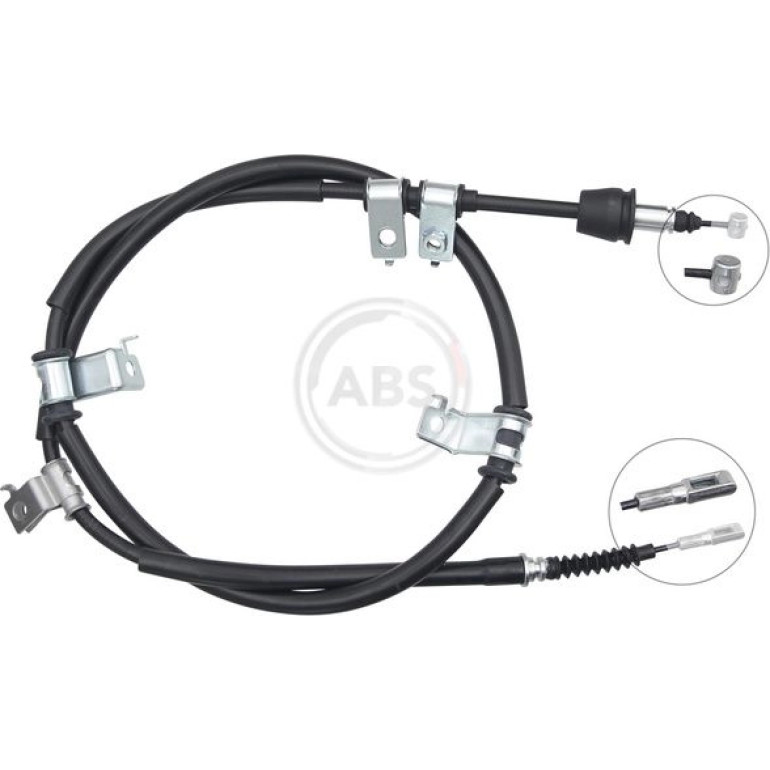 A.B.S. Handbremsseil Seilzug Festellbremse K18550 A.B.S. Handbremsseil Seilzug Festellbremse K18550