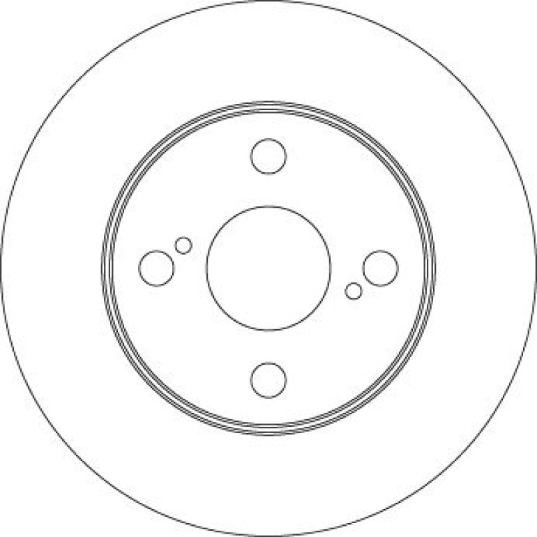 82 482 035 Bremsscheibe HA DF4827 82 482 035 Bremsscheibe HA DF4827