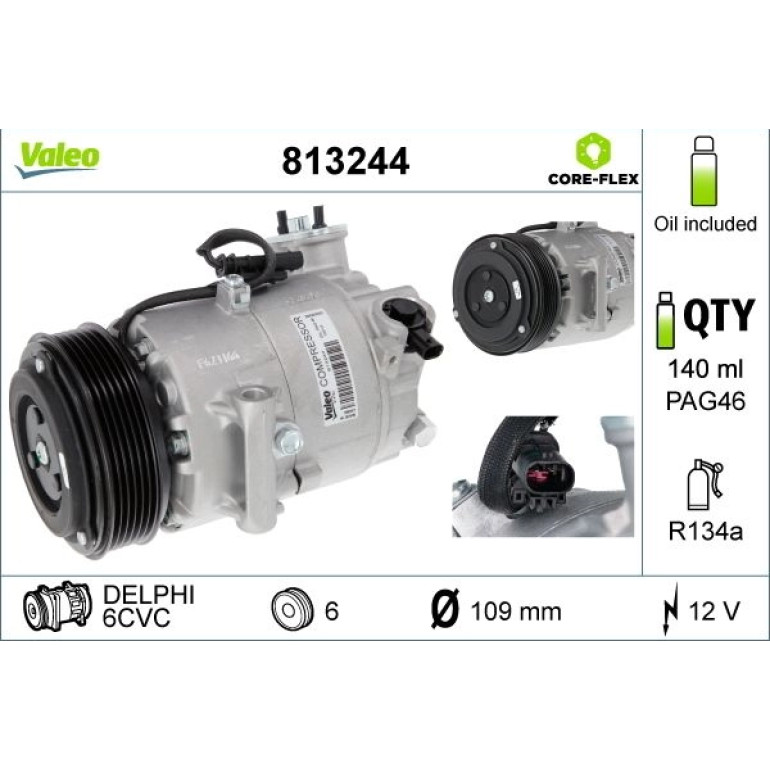 KOMPRESSOR, KLIMAANLAGE 813244 KOMPRESSOR, KLIMAANLAGE 813244