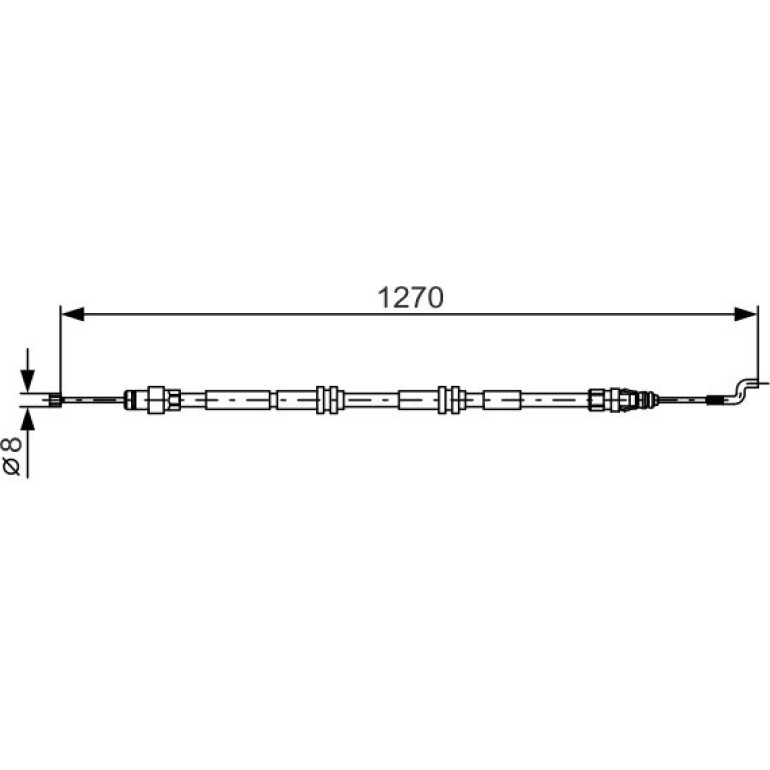 Handbremsseil 1987482014 Handbremsseil 1987482014