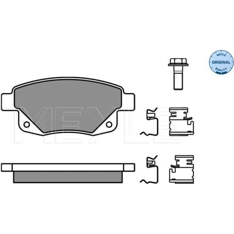Bremsbelagsatz Ford T. Transit 06-14 Mit Sensor 025 244 8617/W Bremsbelagsatz Ford T. Transit 06-14 Mit Sensor 025 244 8617/W