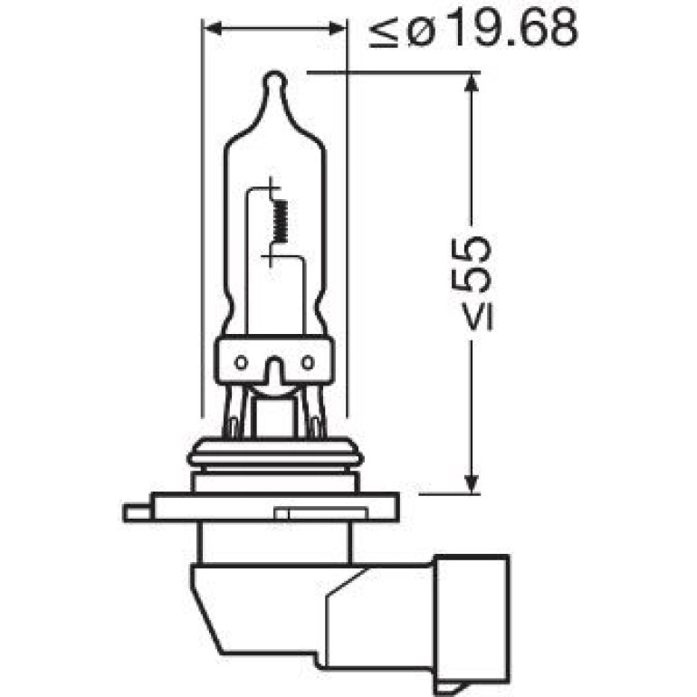 HB3 OSRAM 12V 60W P20D NL 9005NL