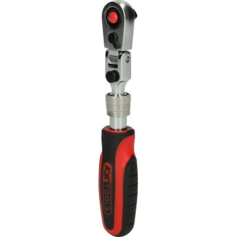 KS TOOLS Kniehebel-Teleskopratsche mit Gelenk 1/4 SlimPOWER, 72 Zähne 914.1420 KS TOOLS Kniehebel-Teleskopratsche mit Gelenk 1/4 SlimPOWER, 72 Zähne 914.1420