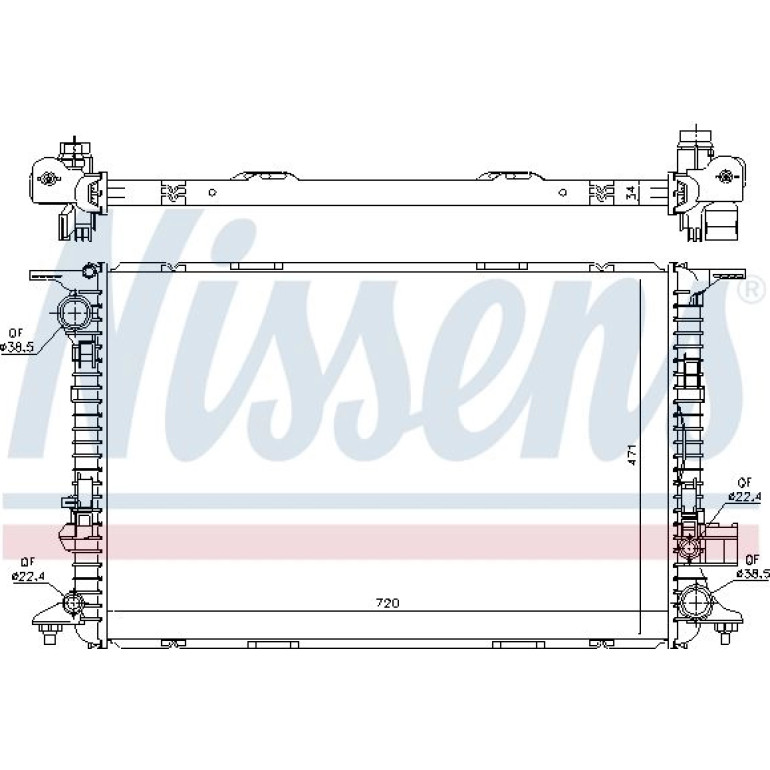 Wasserkühler PKW 60327 Wasserkühler PKW 60327
