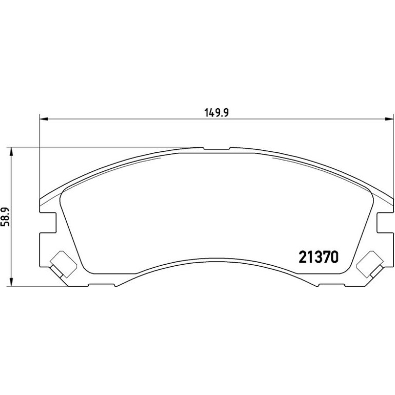 BREMBO Bremsklötze VA P 61 089 BREMBO Bremsklötze VA P 61 089