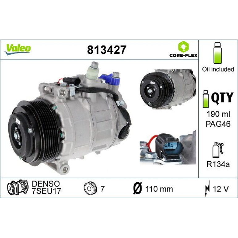 Kompressor, Klimaanlage 813427 Kompressor, Klimaanlage 813427