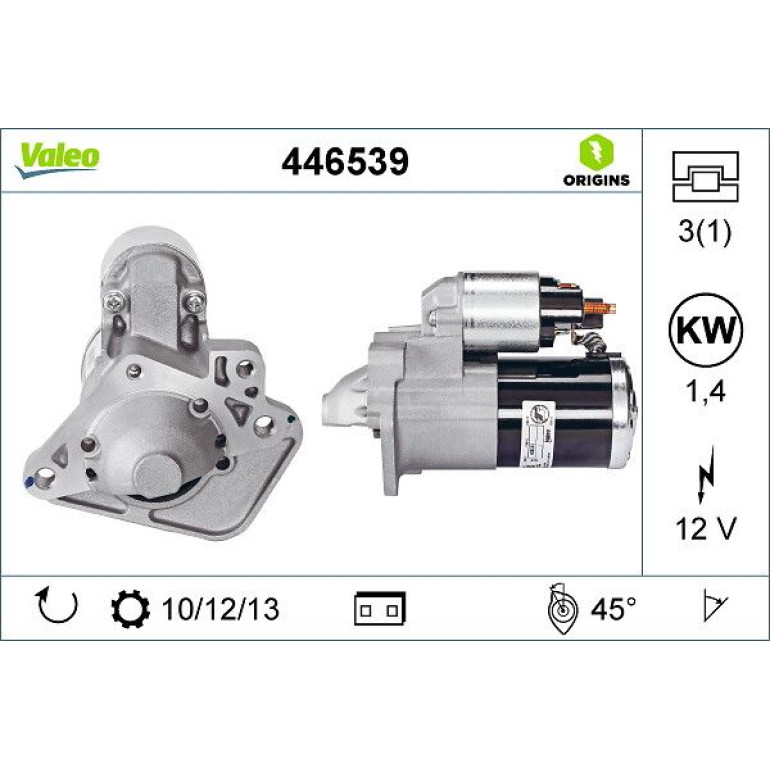 VALEO Generator 446539 VALEO Generator 446539