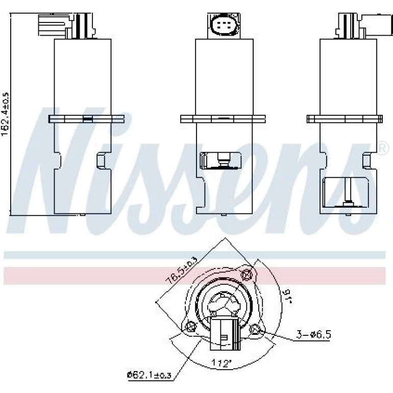 NISSENS Agr-Ventil 98154 NISSENS Agr-Ventil 98154