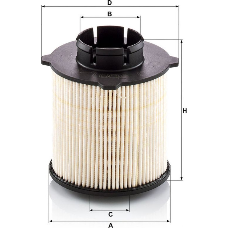 Mann & Hummel Kraftstofffilter PKW PU 9001/1 x Mann & Hummel Kraftstofffilter PKW PU 9001/1 x