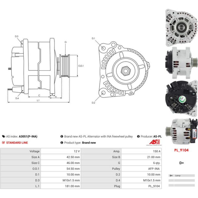 Generator A3051(P-INA) Generator A3051(P-INA)