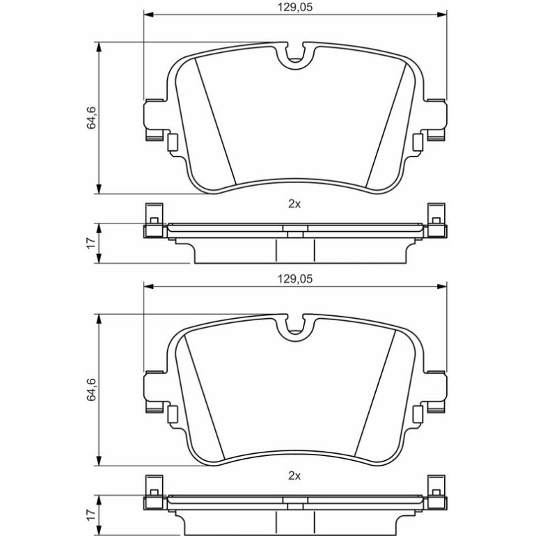 Bremsbelag 0 986 495 426 Bremsbelag 0 986 495 426